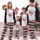 thumbnail image 3 of Pijamas familiares a juego de Navidad, conjunto de pijamas de Reno sin costuras, Dachshund a través de la nieve, 3 of 3