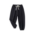thumbnail image 2 of DGXTA Clearance Toddler Boys Girls Corduroy Pants Cargo Sweatpants Solid Elastic Waist with Drawstring Casual Long Trousers, 2 of 3