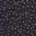 thumbnail image 1 of 8/0 Perles tchèques noires opaques 40 grammes, 1 of 1
