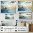 thumbnail image 4 of Designart "Gold And White Marble Geode" Abstract Marble Floater Framed Canvas Prints, 4 of 5