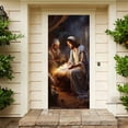 thumbnail image 3 of TAIAOJING Cute Christmas Door Cover Decorations Santa Elk Tapestry Holiday Party Tapestry Photography Banner, 3 of 4