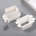 thumbnail image 2 of 6pcs Electrical Outlet Box Extender,single Gang Box Extender With 12pcs Screws 1 Gang Switch Unit Receptacle Extender, 2 of 5