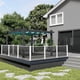 thumbnail image 5 of 10x10 ft outdoor blue metal gazebo con retractable awning y uv resistance, 5 of 7