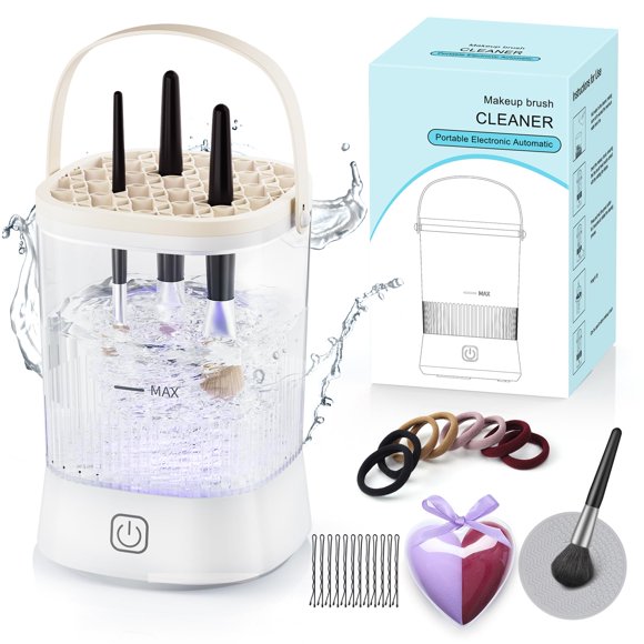 Limpiador eléctrico de brochas de maquillaje Azang 9000 RPM a prueba de agua