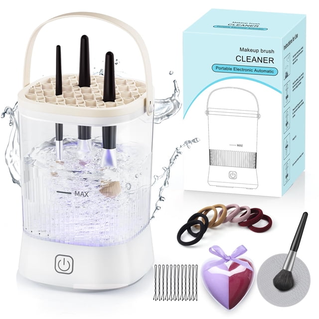 Limpiador eléctrico de brochas de maquillaje Azang 9000 RPM a prueba de agua