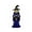 Blue, variant on Decorr 5.5 Inch Halloween Skeleton Witch Statue with Purple Star Hat, Storybook Style Spell Book Witch Figurine with Gold Accents, Halloween Decorations for Tabletop Mantel & Shelf