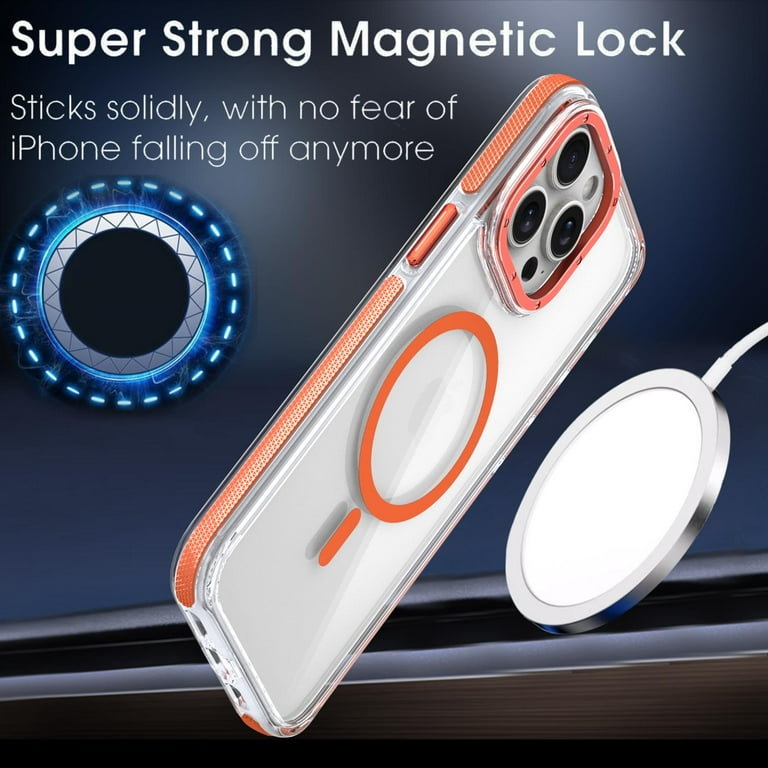 Magnetic for iPhone 12 Pro 12 Case, Hybrid Air Protection