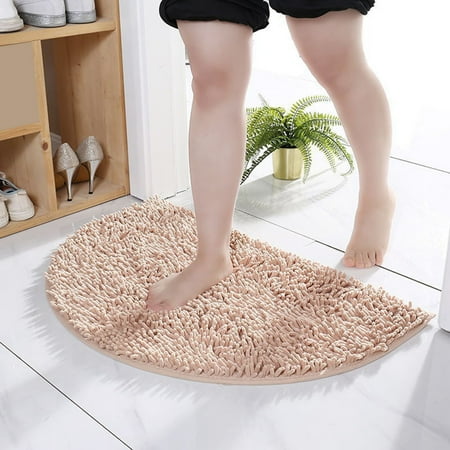 

Indoor Door Mat Matts Outdoors Entrance Funny Front Inside Cute Chenier Half Circlebsorbent Foot Mat For Bathroom Entrance Floor Bedroom Toilet Non Home Use