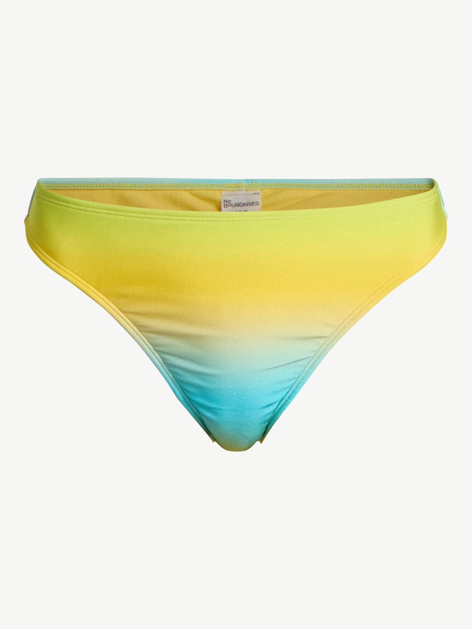 No Boundaries Ombré Bikini Bottoms, Women’s