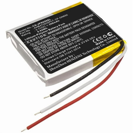 Replacement Battery for Jabra Evolve 65 Evolve 80 AHB472625PLT AHB682828PS CP-GN650 250mAh