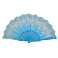 thumbnail image 1 of CSChome Bronzing Butterflies Folding Fan Bronzing Butterflies Folding Hand Fan: Elegant Tassel, Catwalks Dance Performance Props, 1 of 7
