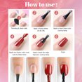 thumbnail image 2 of VOKY 6 Colors Classic Red Rose Black Gel Nail Polish Set, Soak Off UV LED Nail Gel Kit,7.5ml Each,28+ Days Long Lasting Elegant Manicure for Daily & Party Nail Art, 2 of 6