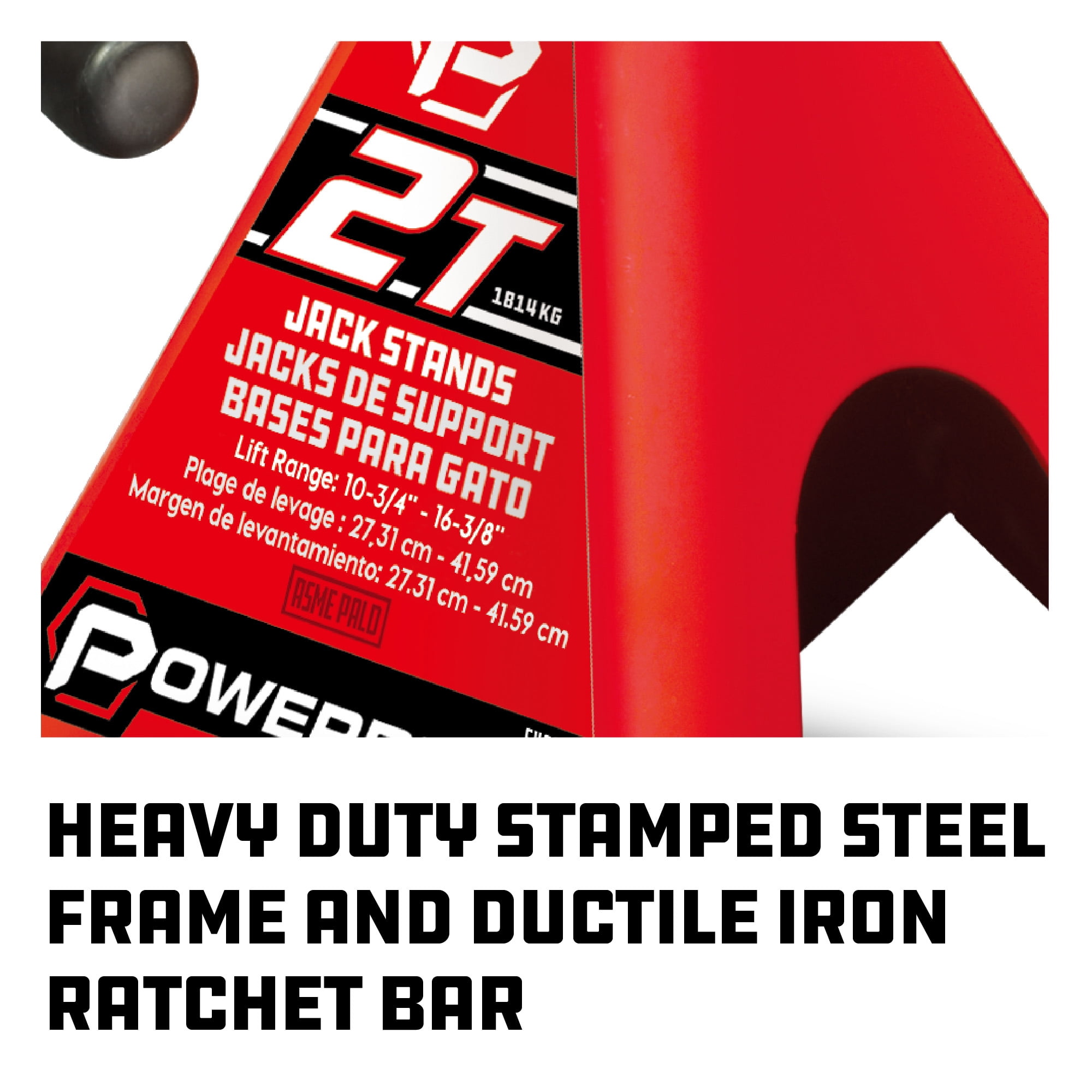 Powerbuilt 2 Piece 2 Ton Jack Stands - 640399