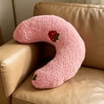 thumbnail image 7 of U-Shape Calming Pillow for Pets,Soft Fluffy Decorative Curved Plush Cushion, 7 of 7
