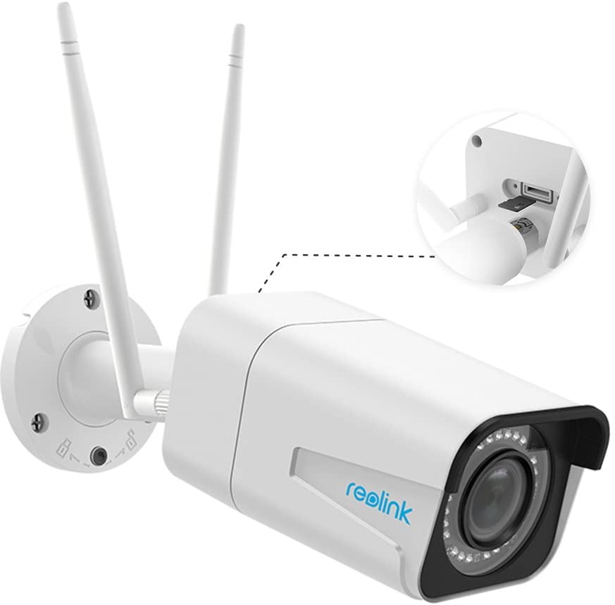 Reolink Outdoor Wireless WIFI Home Security Camera, 5MP HD Plugin WiFi
