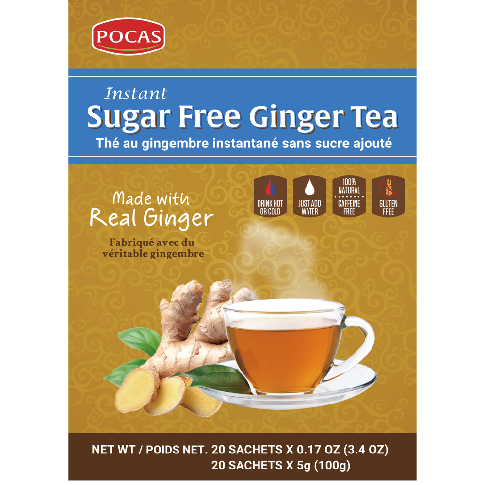 Pocas Sugar Free Ginger Tea