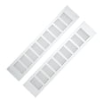 thumbnail image 1 of Aluminium Alloy Rectangular Ventilation Grille Plate for Cabinet Shoe Closet Vent, Ventilation Cover for RVs Campervans, 1 of 7