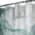 thumbnail image 3 of Green Gray Marble Pattern Shower Curtain 36"x72" ,Bathroom Decorative Shower Curtains Set with 12 Hooks,Modern Waterproof Washable Shower Curtain, 3 of 6