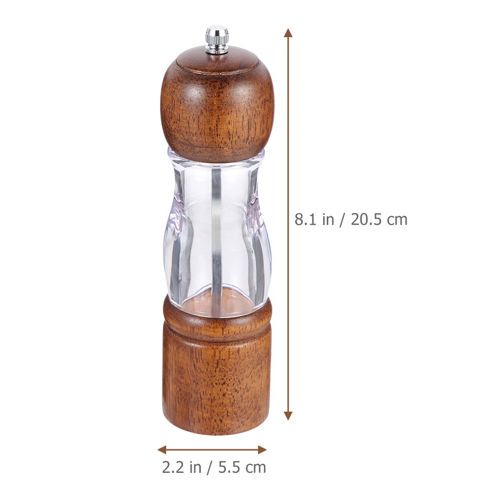 Pepper Grinder Kitchen Masher for Manual Grinding Tool Abrader Coffee Beans 2 Pcs