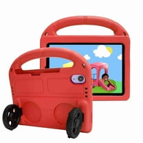 Dteck Kids Case for New iPad Mini 6 Case 2021 8.3 inch, With Handle Stand Pencil Holder iPad Mini 6 EVA Kid-Proof Rugged Shockproof for Boy Girl Kids (Red)