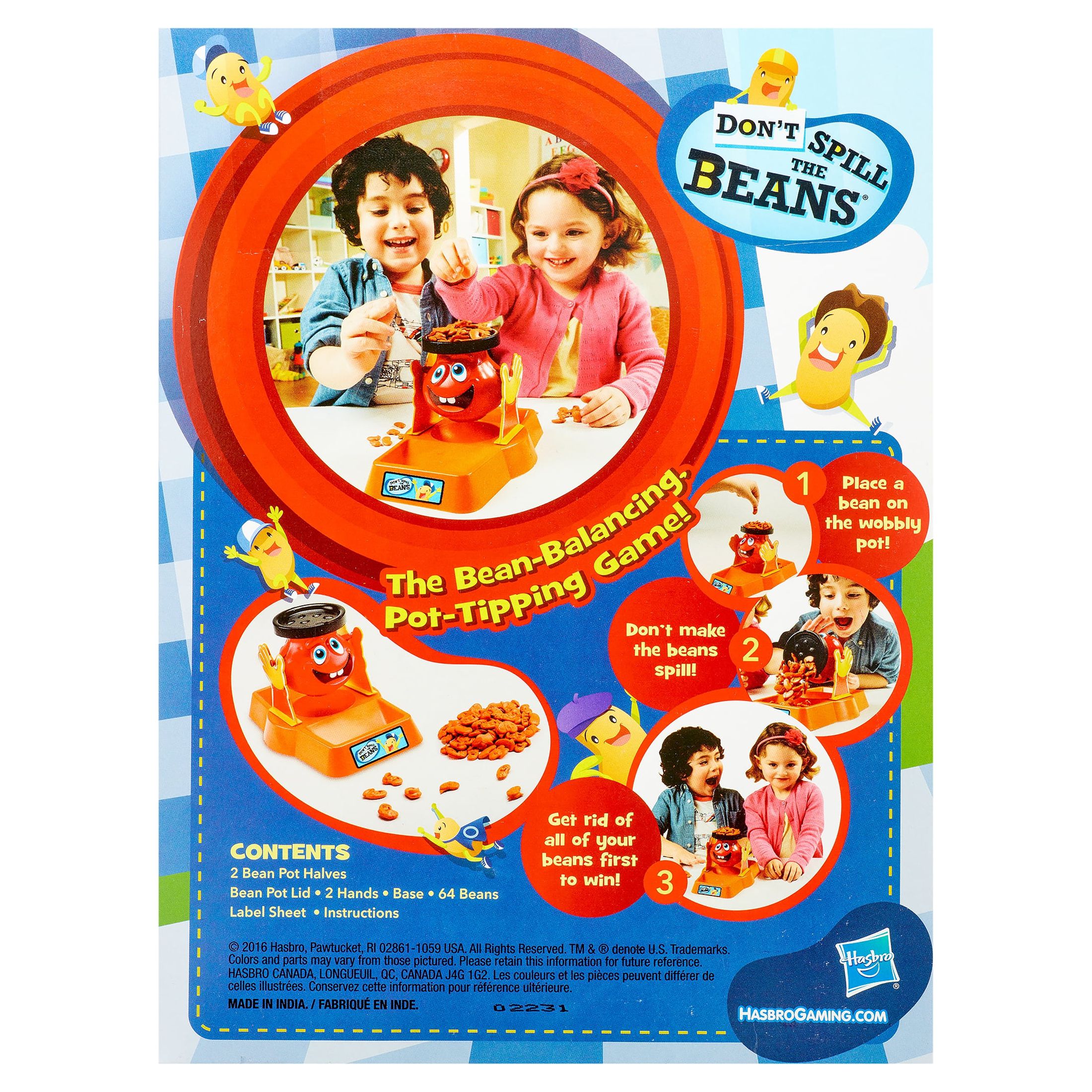 Don't Spill the Beans Classic Board Game for Kids and Family Ages 3 and Up, 2 Players - image 5 of 11