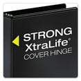 thumbnail image 3 of Performer Clearvue Slant-D Ring Binder, 3 Rings, 4" Capacity, 11 X 8.5, Black | Bundle of 10 Each, 3 of 5