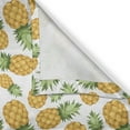 thumbnail image 6 of Ambesonne Yellow and White Valance & Curtain, Ripe Pineapple, 55"x36", Earth Yellow Green White, 6 of 6