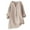 Beige, variant on Spring Tops for Women 3/4 Sleeve T Shirts for Women Plus Size Women's V-Neck Long Sleeve Loose Button Cotton Tops Linen Tunic Fall Blouse Beige XXL
