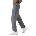 thumbnail image 3 of Pantalones deportivos Champion Powerblend Fleece con parte inferior abierta para hombre, 3 of 7