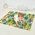 thumbnail image 2 of Colorful Dinosaurs Palm Trees Pattern Blanket,Comfortable Soft Lamb Wool Throw Blanket,All Season,Warm Lightweight Blankets for Sofa Bed Couch Living Room Chair,30"x40", 2 of 4
