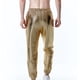 thumbnail image 5 of Puntoco Pantalones casuales largos para hombre, pantalones casuales de moda para hombre, pantalones con estampado sólido, pantalones con cintura elástica y cordón, 5 of 5