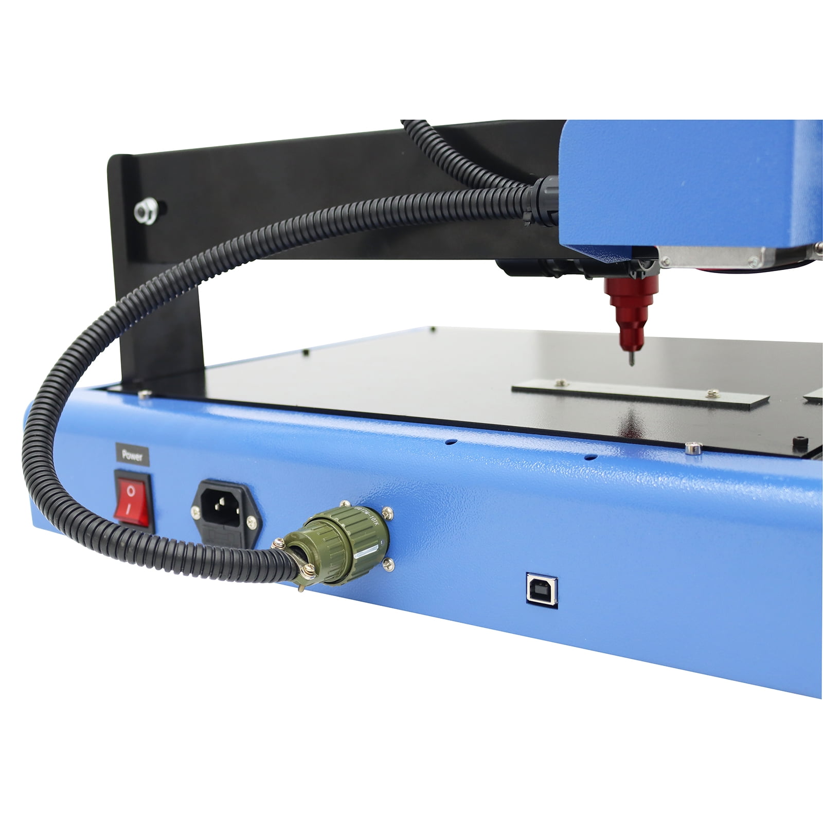 INTSUPERMAI Metal Portable Plate Engraving Nameplate Pen Machinery Dot Peen Electric Marking Machine 30*20cm