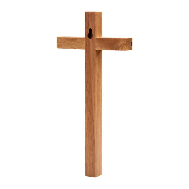 yuksok Religious Cross Jesus Collectible Relics Wood Christianity Wall Hanging Crucifix