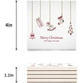 thumbnail image 3 of FMSHPON Merry Christmas and Happy New Year Set of 8 Coaster for Drinks, Absorbent Ceramic Stone Coasters Cup Mat with Cork Base for Home Kitchen Room Coffee Table Bar Decor, 3 of 4