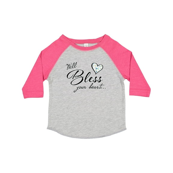 Inktastic Well Bless Your Heart with Calico Print Boys or Girls Toddler T-Shirt