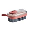 thumbnail image 1 of Cepillo para fregar con dispensador de jabón, buen limpiador de goma para fregadero, cacerola, lavado y limpieza, baño, cocina, ropa suave y cepillo para fregar zapatos, 1 of 5