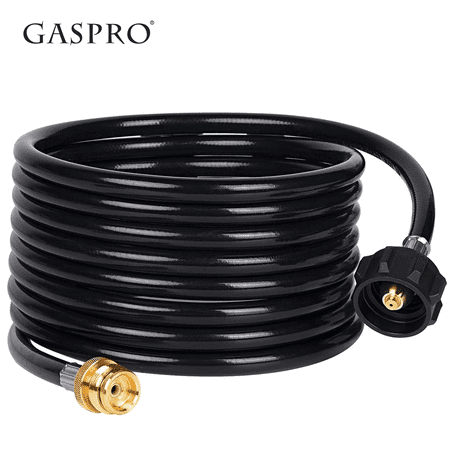 GASPRO 18FT Propane Tank Adapter Hose Propane Adapter 1lb to 20lb Converts 1lb Appliances to 5-40lb Tanks Fit for Coleman Camping Stove Buddy Heater Tabletop Gridde and More