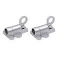 thumbnail image 2 of VONKY 2pcs/set Cabinet Pull Ring Spring Load Automatic Door Latch Hasp Lock Silver, 2 of 5