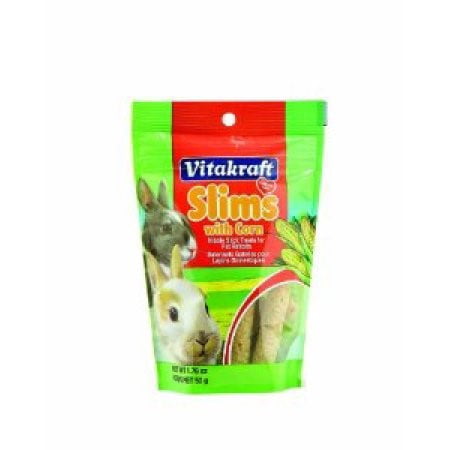 Vitakraft Corn - Vitakraft Corn Slims Rabbit Treat, 1.76 Oz
