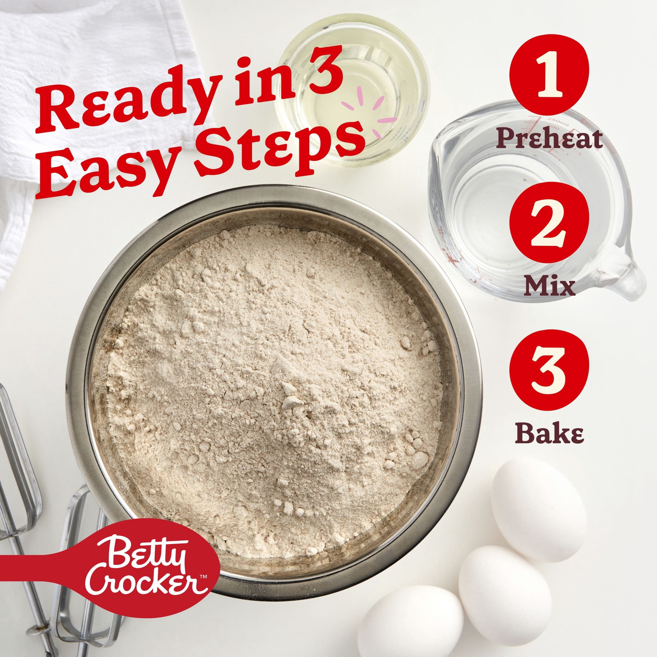 (3 pack) Betty Crocker Delights Super Moist, Spice, Cake Mix, 13.25 oz