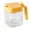 Yellow, variant on Dvruxg Condiment Jar Spice Container with Lids and Spoons, Kitchen Spice Pot, Clear Glass Condiment Pot, Kitchen Salt Pepper Sugar Storage Container Jar