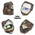 thumbnail image 5 of FORMRS Mini Backpack Purse for Women Travel Daypack Casual Shoulder Bag, Dark Floral Pattern, 5 of 7
