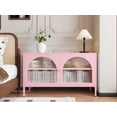thumbnail image 6 of Metal Storage Cabinet with Doors and Shelves,2 Door TV Stand,Accent Cabinet，Metal Locker, 6 of 6
