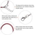 thumbnail image 4 of Collar Cordón A Granel Unique Bargains 10uds 23 Pulgadas 1.5mm Vino Rojo, 4 of 6