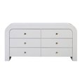thumbnail image 3 of Hump 6 Drawer White Dresser, 3 of 4