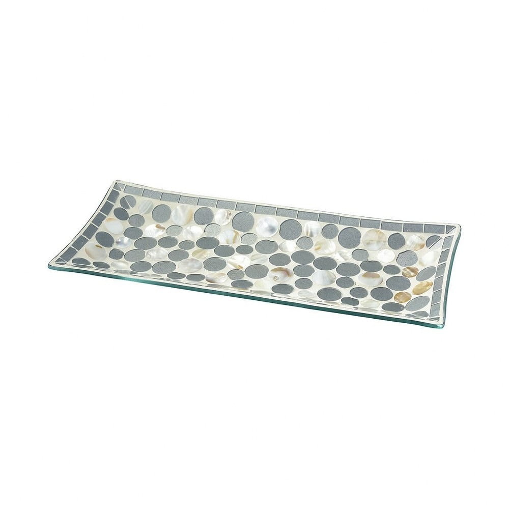 Mirrored Bathroom Tray
 - Mirrored Mosaic Circle Vanity Tray In Brown Decorative Vanity Trays Decor Walmart Canada