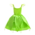 thumbnail image 2 of Vestido de elfo infantil, vestido de princesa campanilla, vestidos cos, vestidos para niños, 2 of 5