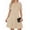 #001-Beige, variant on TaTaai Women's Glitter T-Shirt Dress with Short Sleeves, Flattering A-Line Silhouette, and Sparkly Party Style Gift