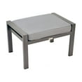 thumbnail image 5 of Modern Aluminum Ottoman with Cushion, 5 of 5