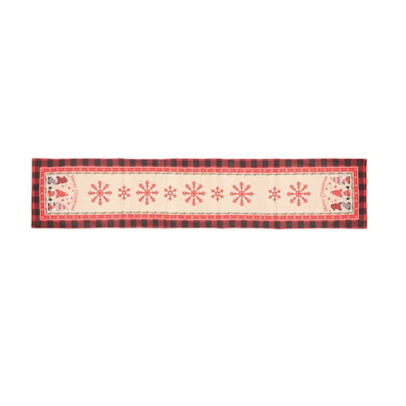 

Red Christmas Table Runner With Snowflake Table Runner For Christmas Holiday Table Decorations 13 X 69 Inch Baby Girl Shower Decorations And Christmas Table 80 Inches Long Wedding Rehearsal Dinner
